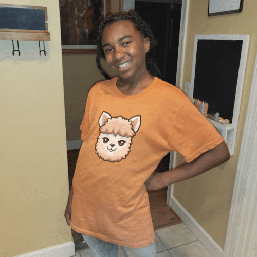 Kawaii Alpaca Women's Relaxed T-Shirt photo review