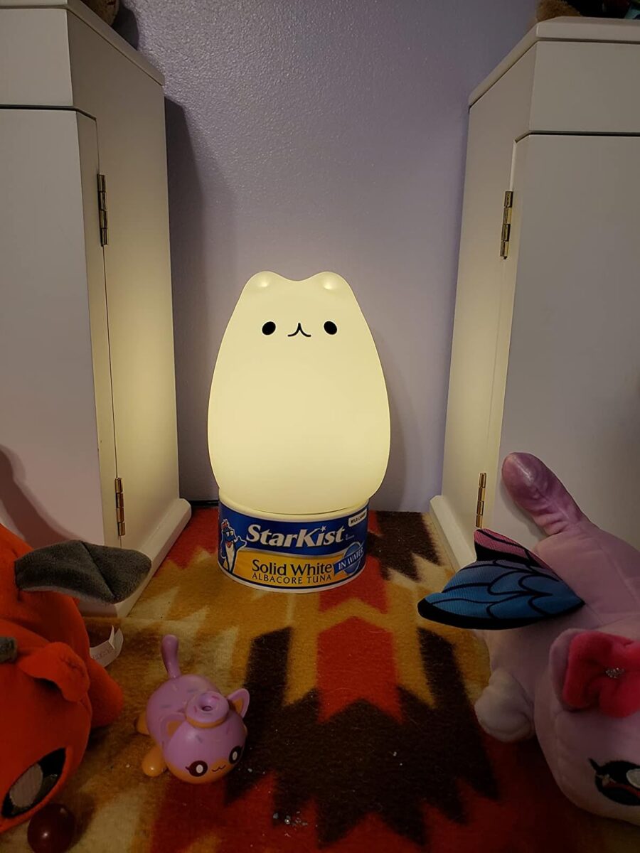 Kawaii Cat Night Light For Children photo review