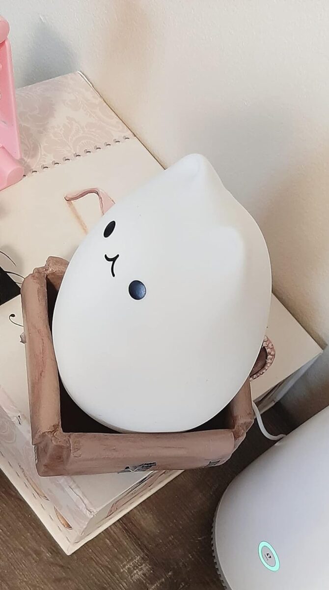 Kawaii Cat Night Light For Children photo review