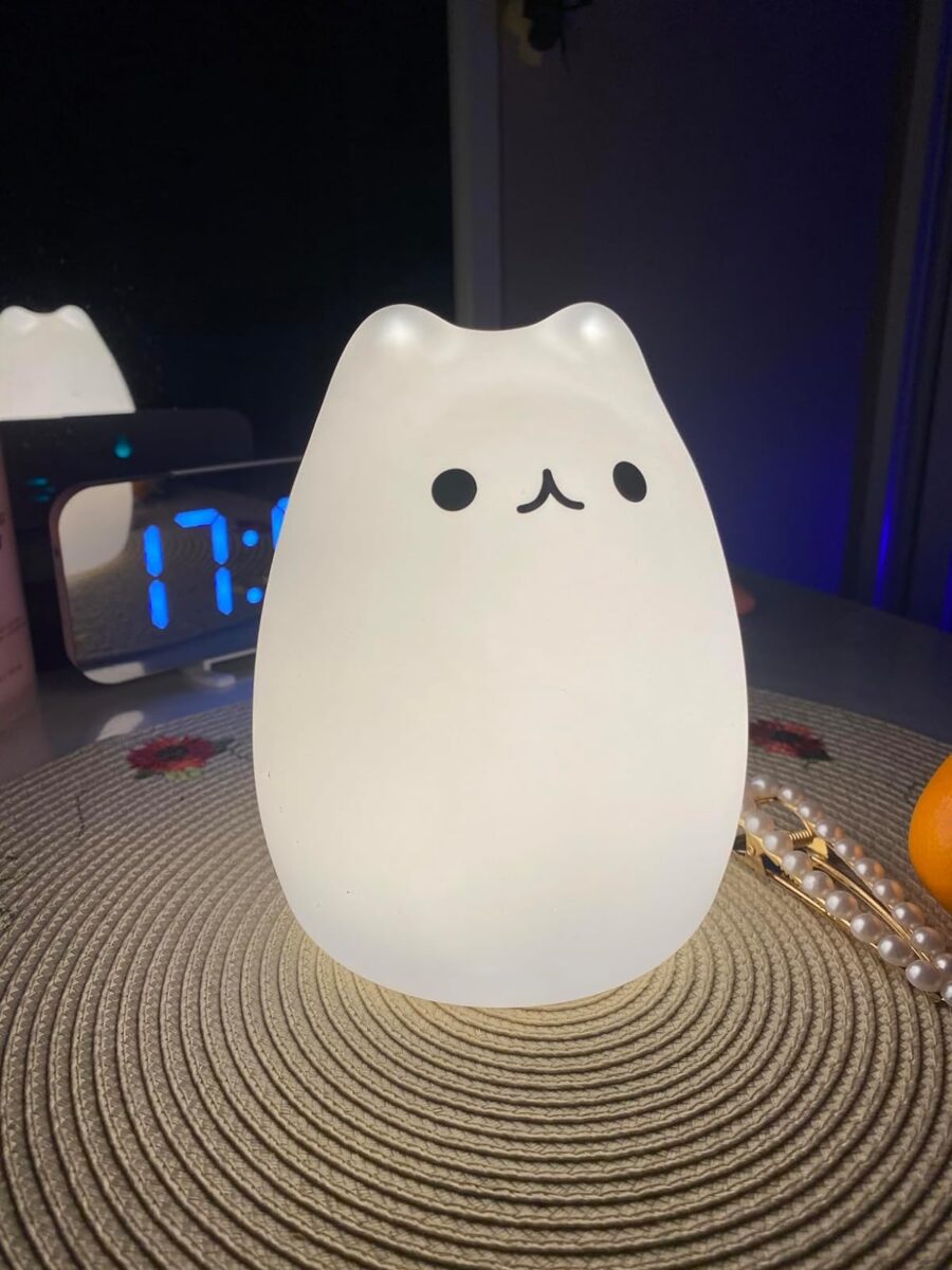 Kawaii Cat Night Light For Children photo review