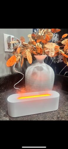 Aroma Diffuser Humidifier with Multicolor Flame Effect photo review