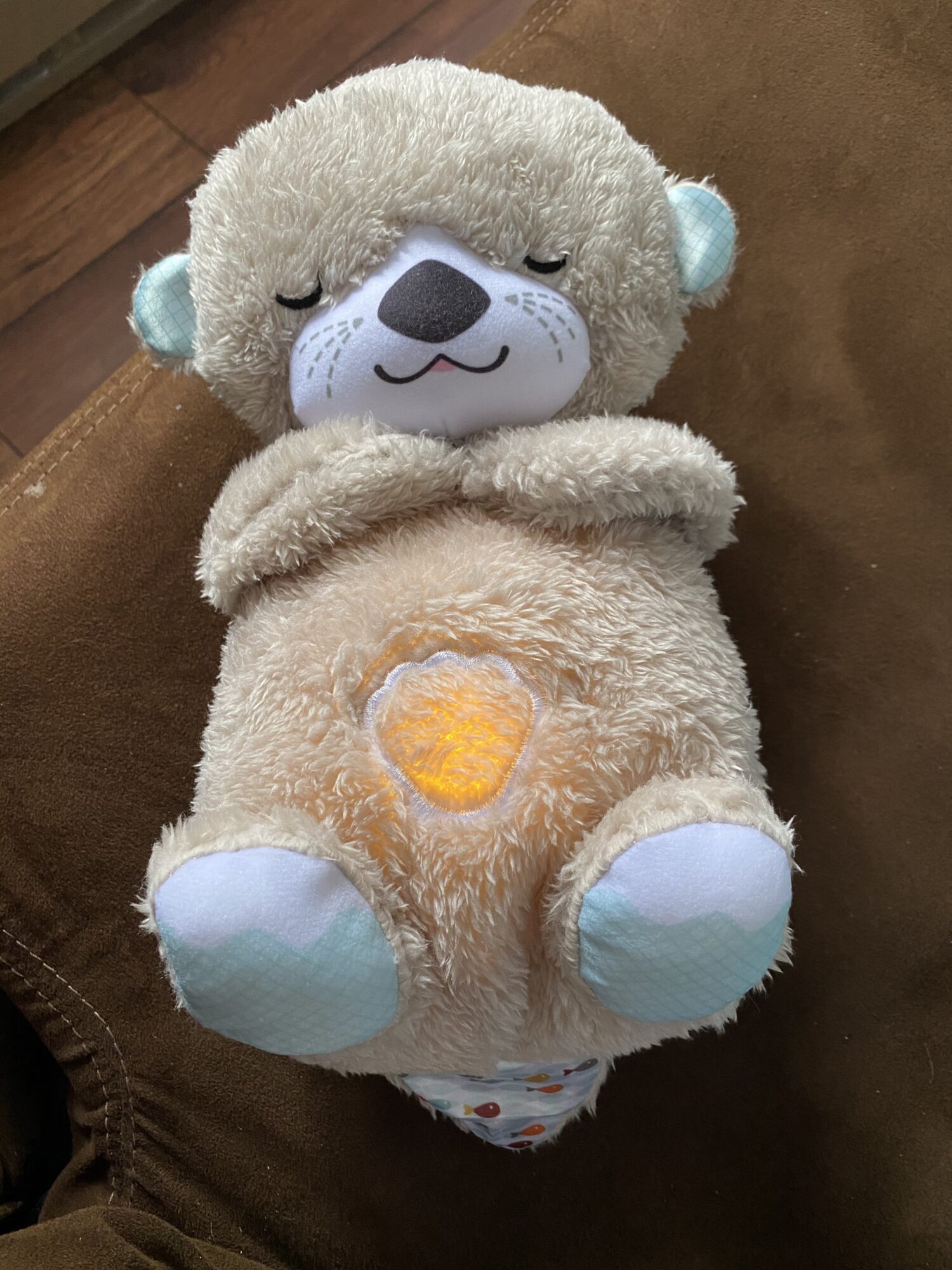 Breathing Plush Otter Soothie with Music Effect photo review