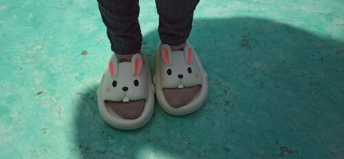 Cute Cartoon Rabbit Slippers photo review