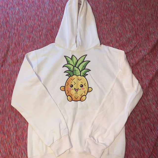 Kawaii Pineapple Unisex Hoodie photo review