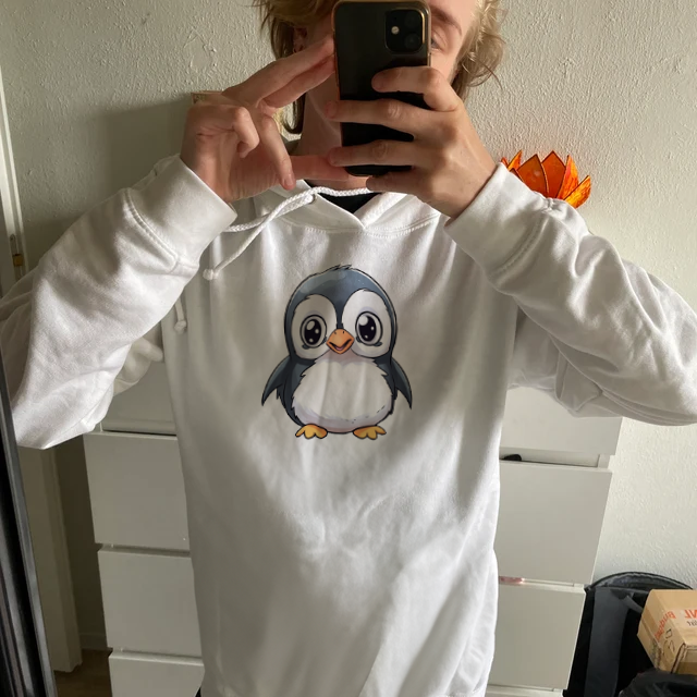 Kawaii Penguin Unisex Hoodie photo review