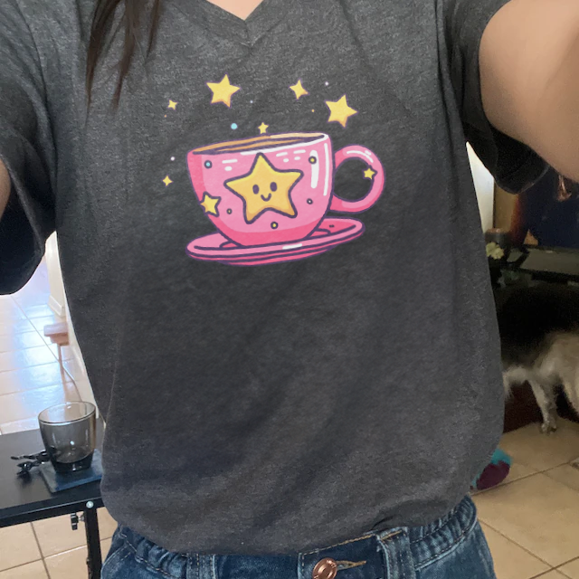 Kawaii Cup Women's Relaxed T-Shirt photo review