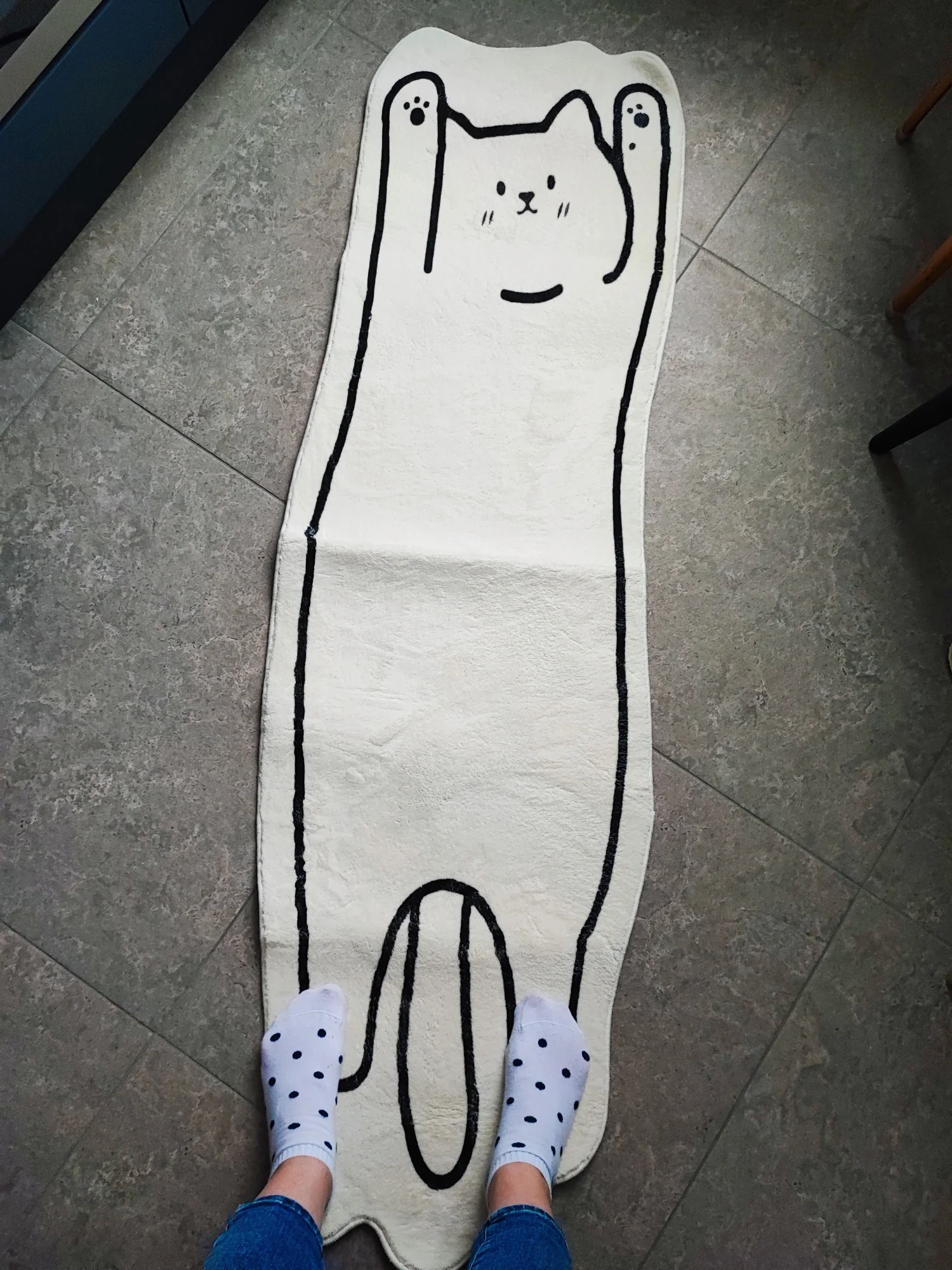 Kawaii Fashion Cute Cartoon Special-shaped Carpet Mat photo review