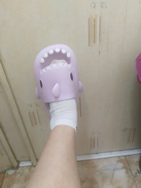 Kawaii Shark Slides Slippers photo review