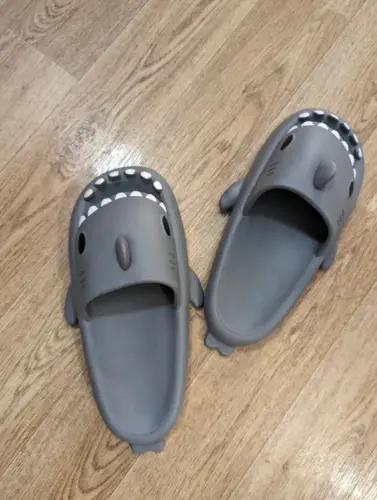 Kawaii Shark Slides Slippers photo review