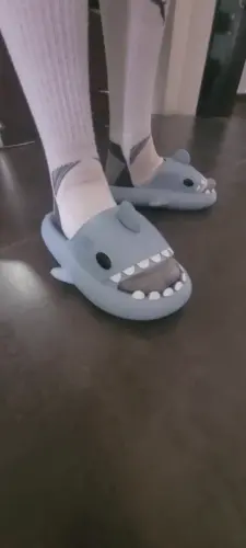 Kawaii Shark Slides Slippers photo review