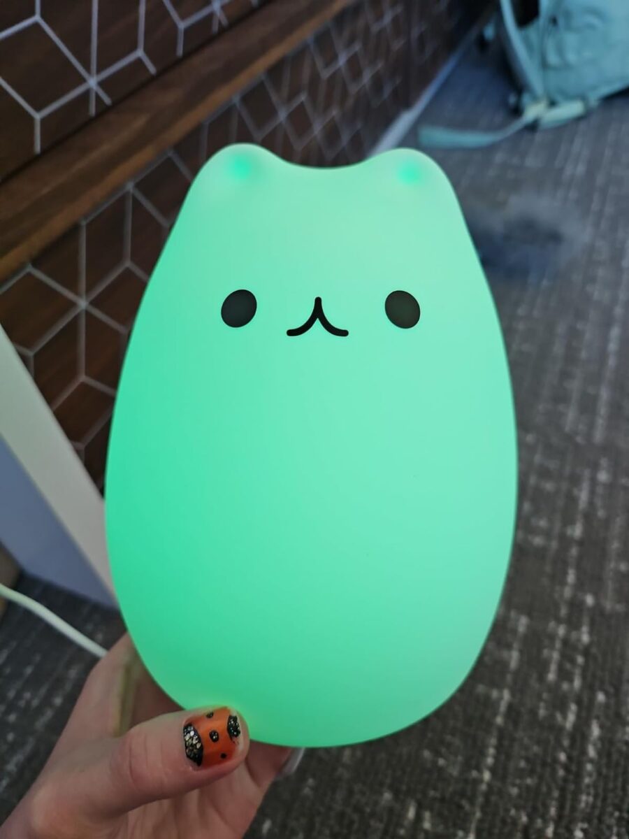 Kawaii Cat Night Light For Children photo review