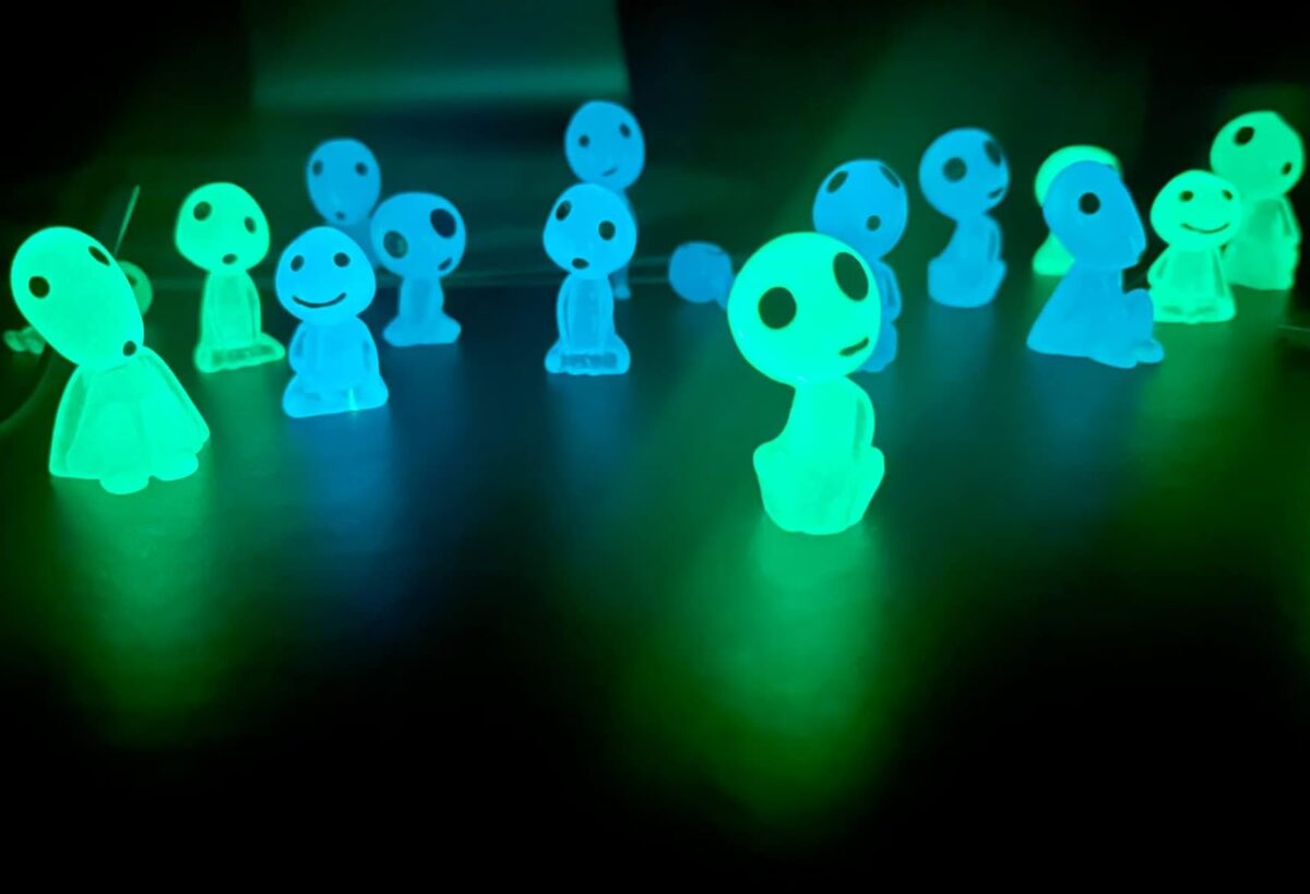 KODAMA Glow in the Dark Tree Spirits photo review