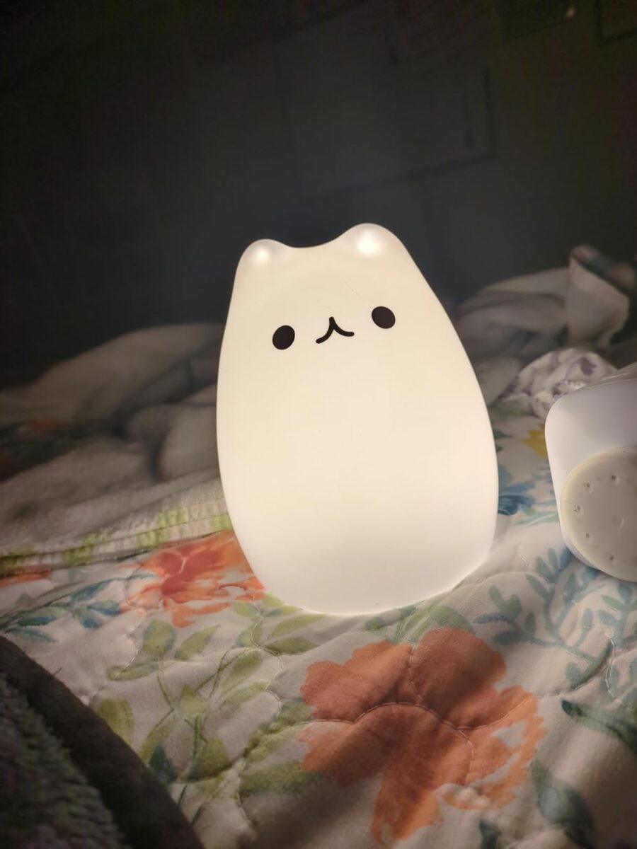 Kawaii Cat Night Light For Children photo review