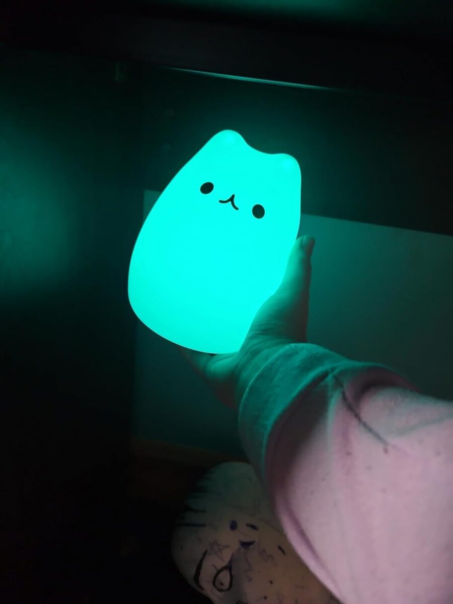 Kawaii Cat Night Light For Children photo review