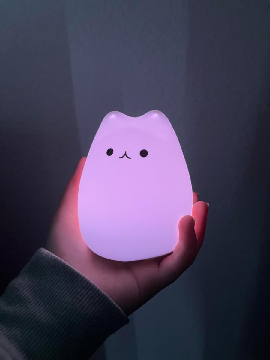 Kawaii Cat Night Light For Children photo review