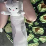 Kawaii Long Cat Plush Pillow photo review