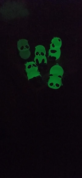 Glow in the Dark Panda Figurines photo review