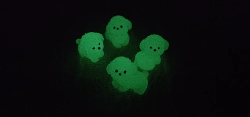 Glow in the Dark Poodle Figurines photo review