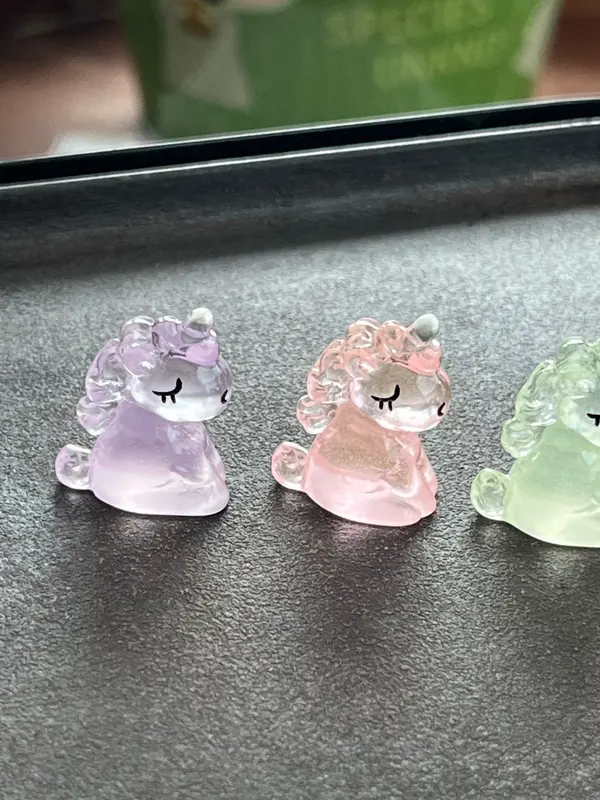 Glow in the Dark Unicorns Figurines Set photo review