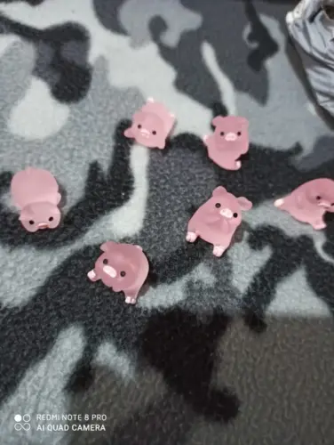 Glow in the Dark Piglets Figurines photo review