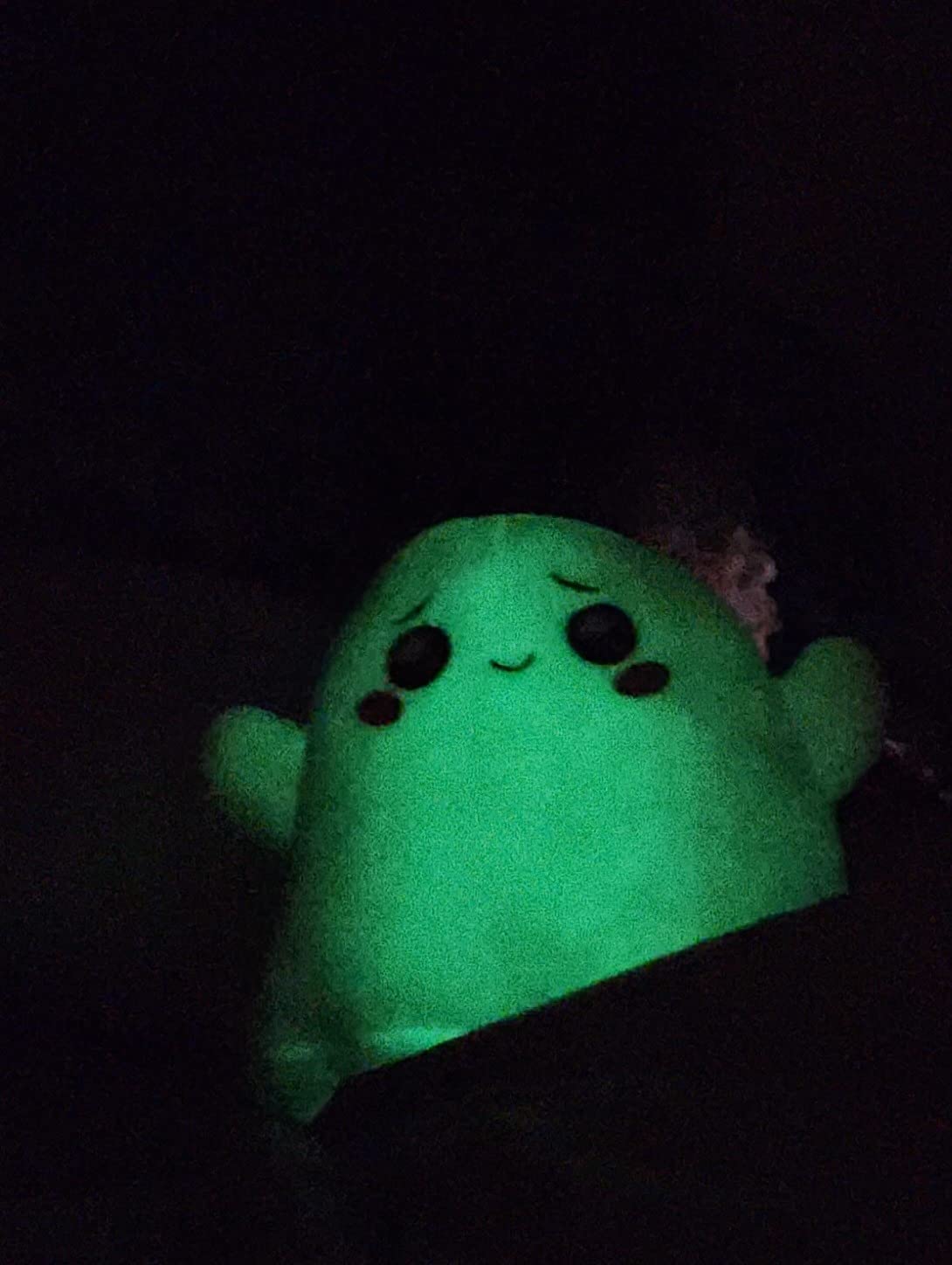 Kawaii Glow in the Dark Ghosty Plush Toy photo review