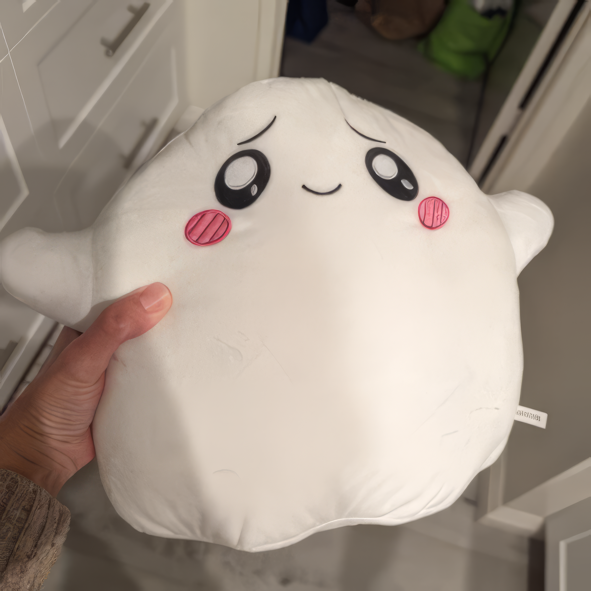 Kawaii Glow in the Dark Ghosty Plush Toy photo review