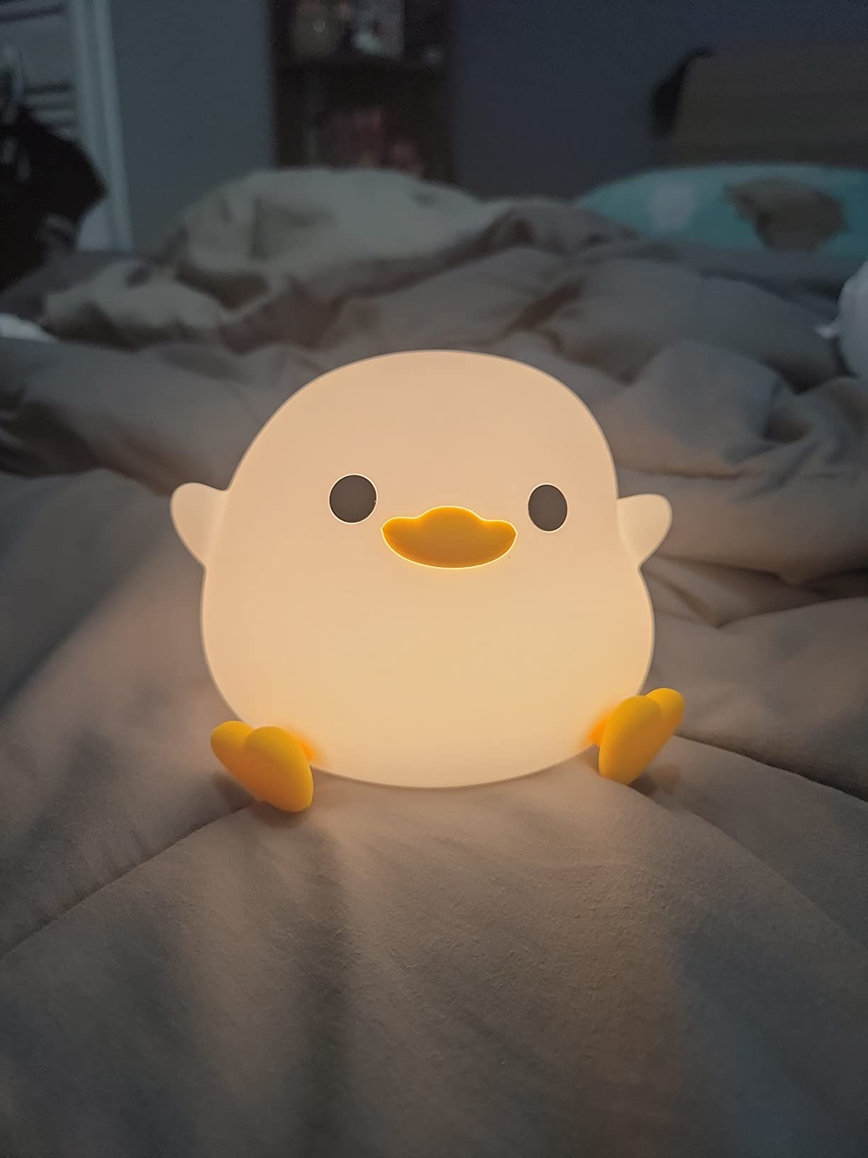 Kawaii DODO Duck Silicone Lamp photo review