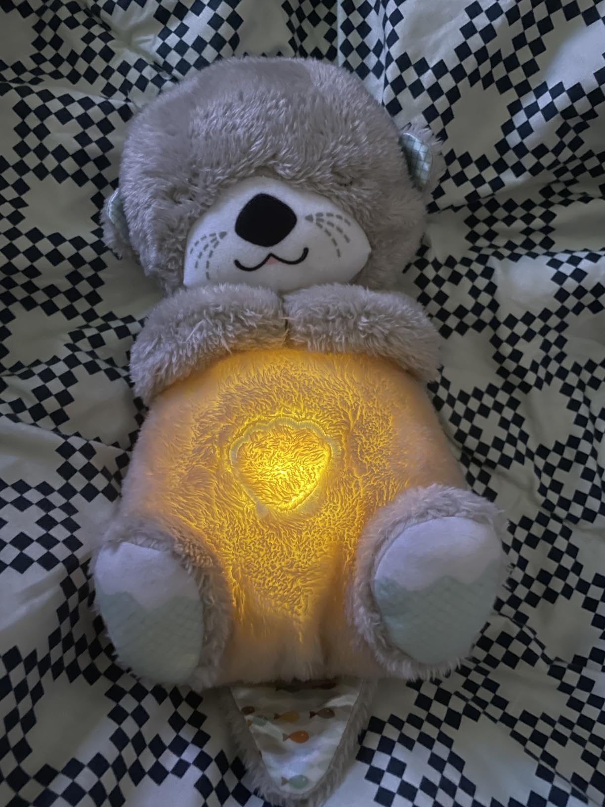 Breathing Plush Otter Soothie with Music Effect photo review