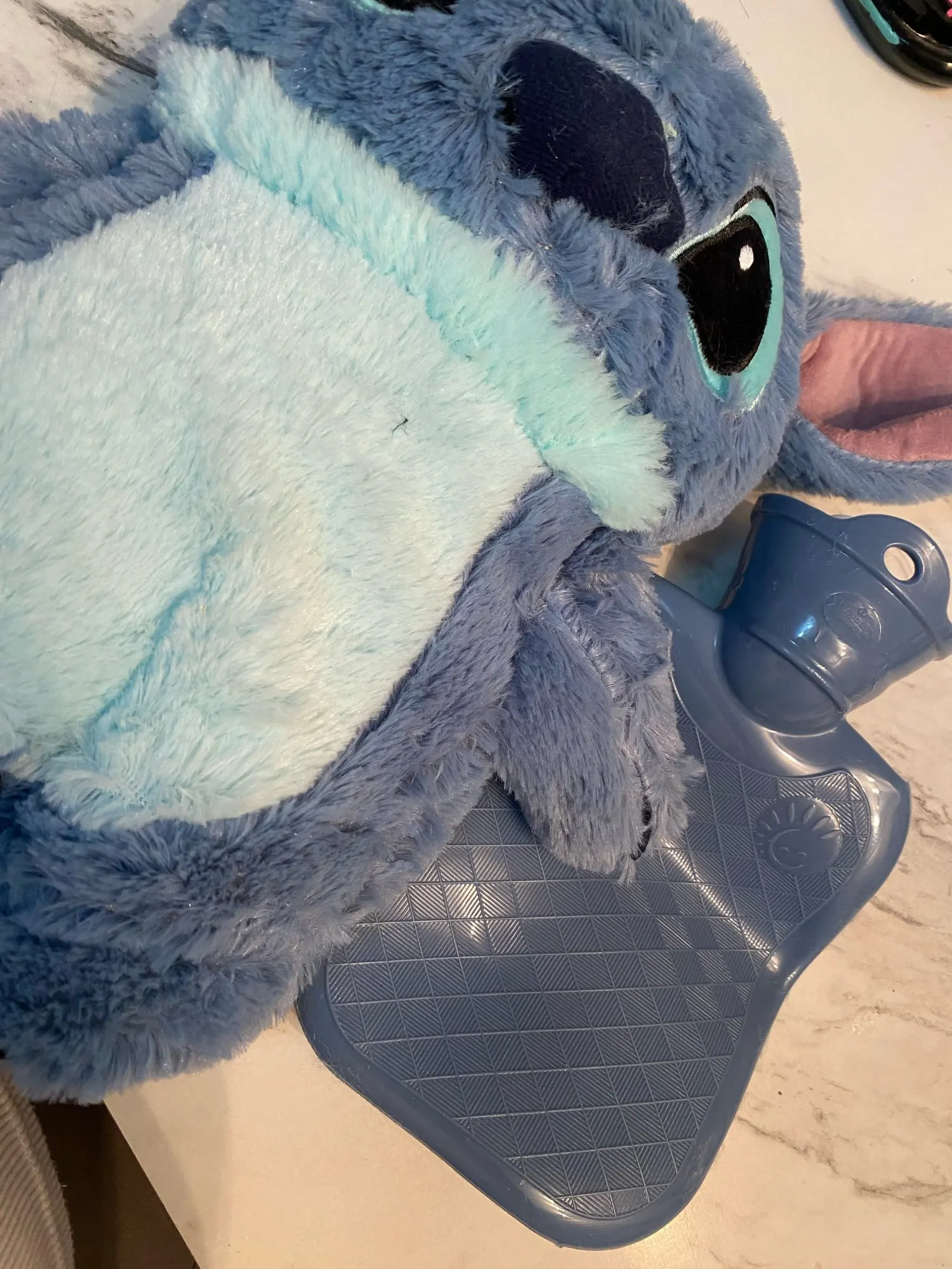 Plush Stitch Toy with Hot Water Bag photo review