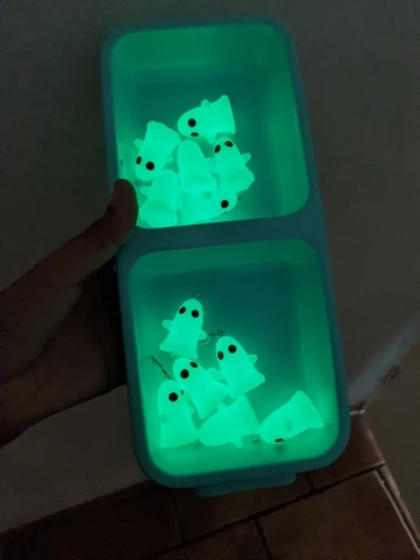 Glow in the Dark Keychain Ghosts Set 6Pcs photo review