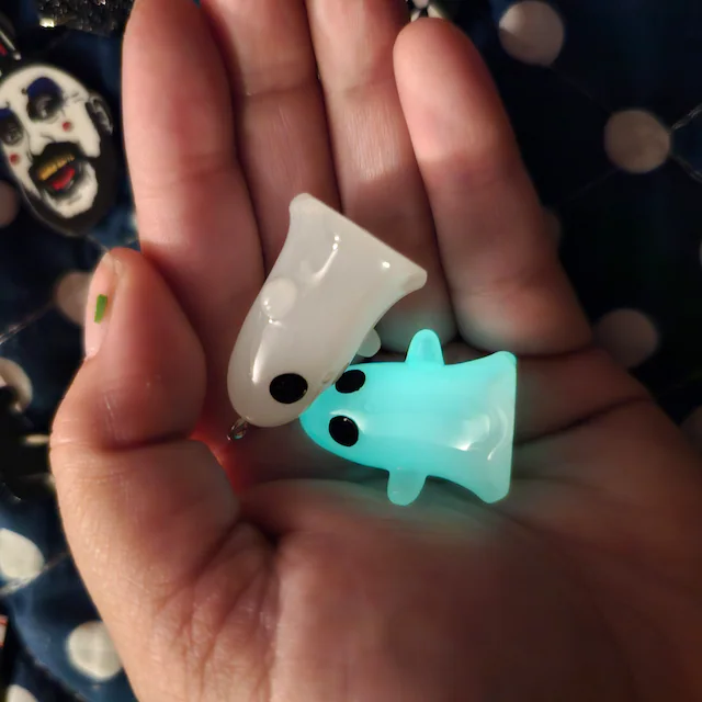 Glow in the Dark Keychain Ghosts Set 6Pcs photo review