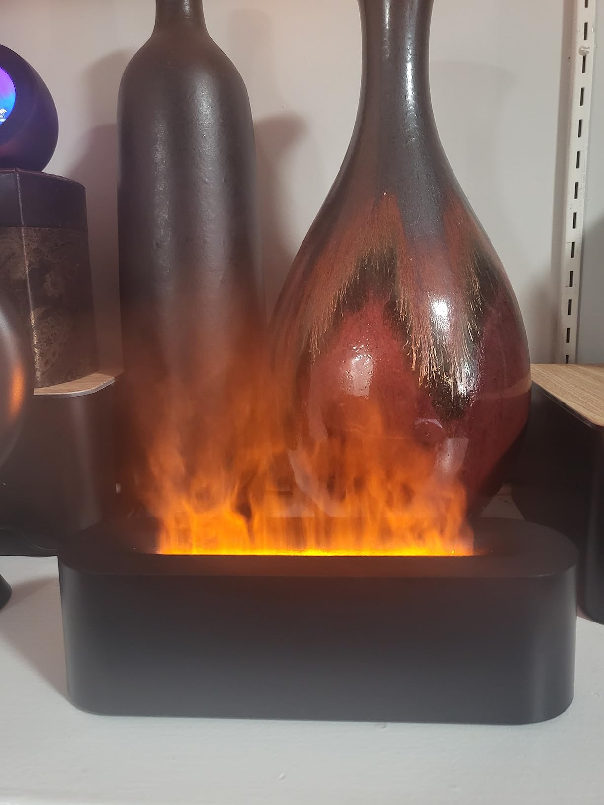 Aroma Diffuser Humidifier with Multicolor Flame Effect photo review