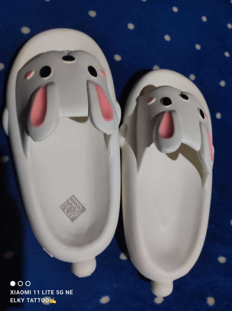 Cute Cartoon Rabbit Slippers photo review