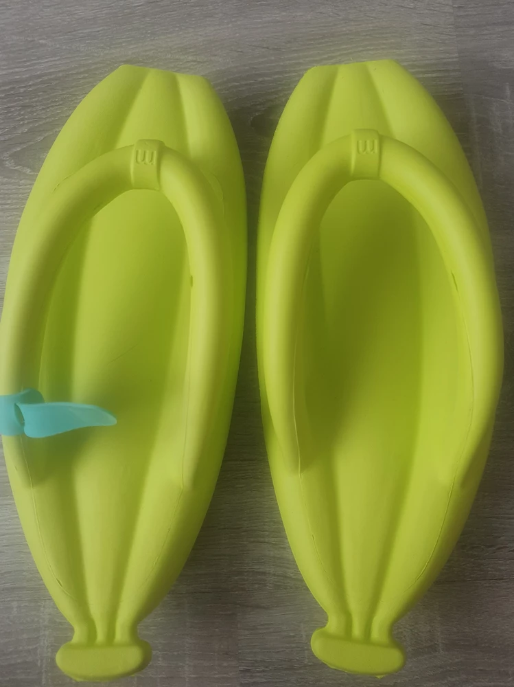 Cute Banana-Shaped Beach Slippers photo review