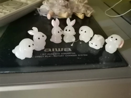 Glow in the Dark Bunnies Figurines photo review