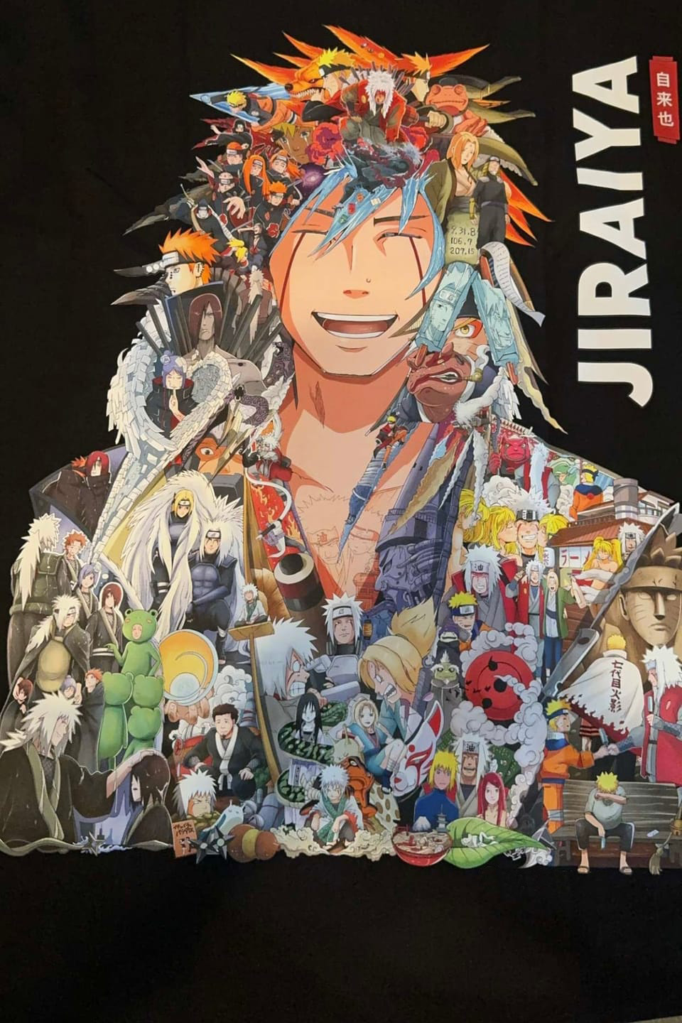 JIRAIYA COLOR PREMIUM T-SHIRT (Art on back) photo review