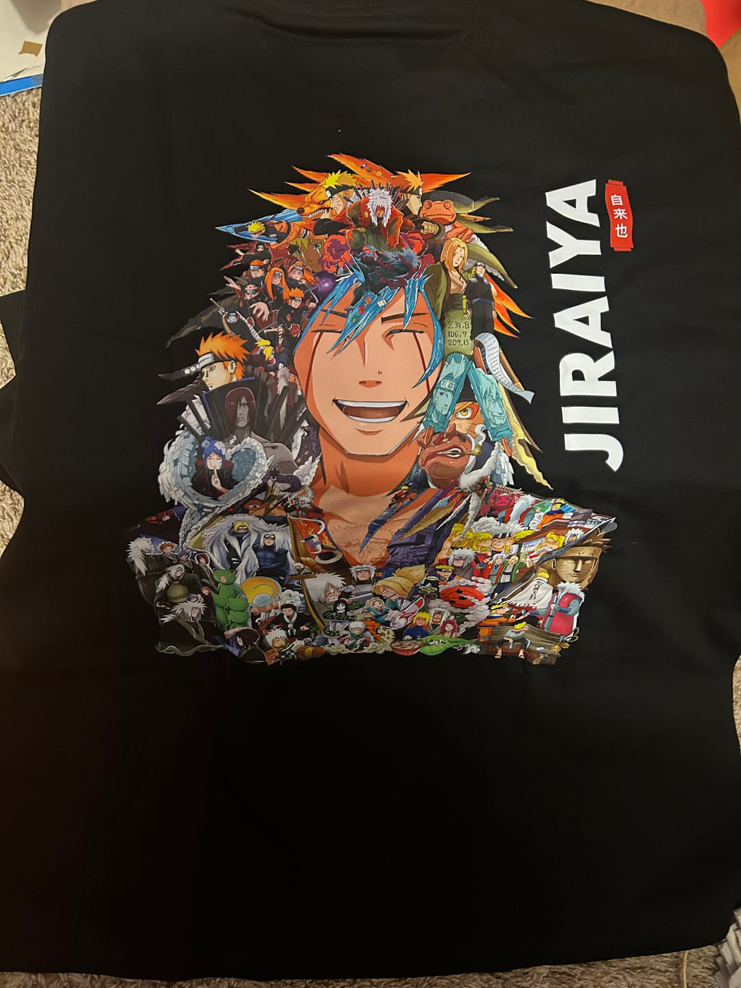 JIRAIYA COLOR PREMIUM T-SHIRT (Art on back) photo review