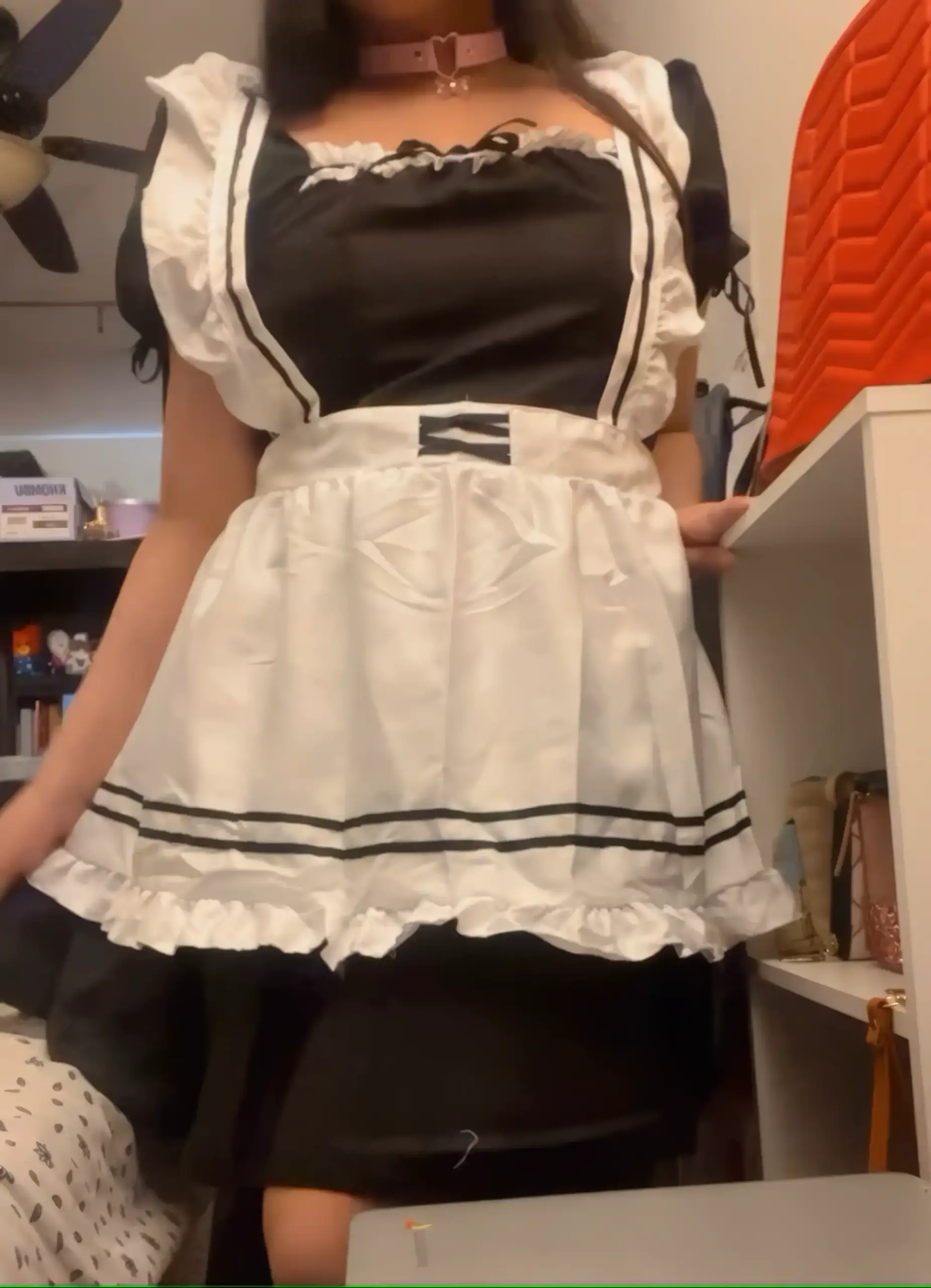 Kawaii Lolita Maid Black & White Dress photo review