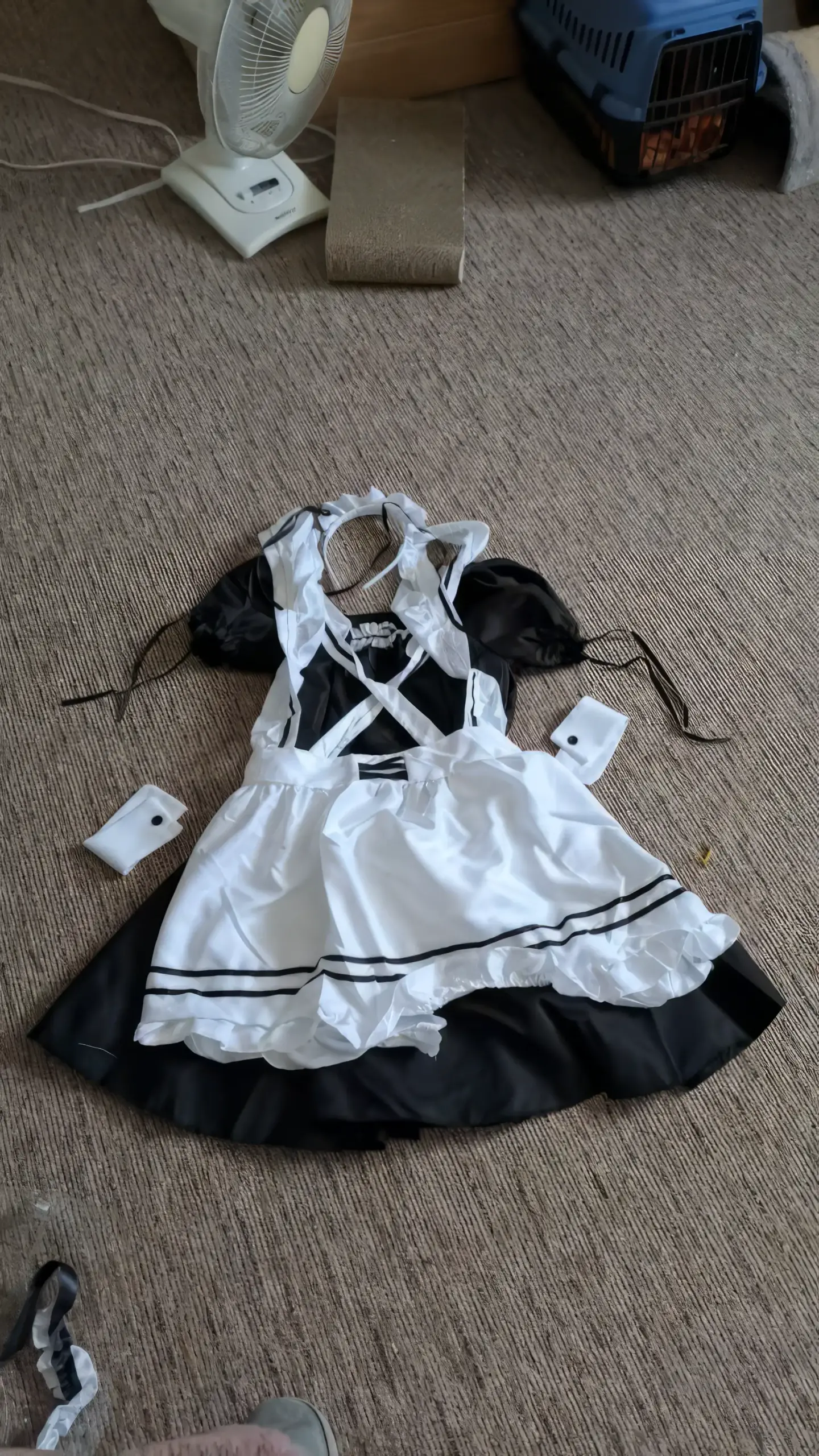 Kawaii Lolita Maid Black & White Dress photo review