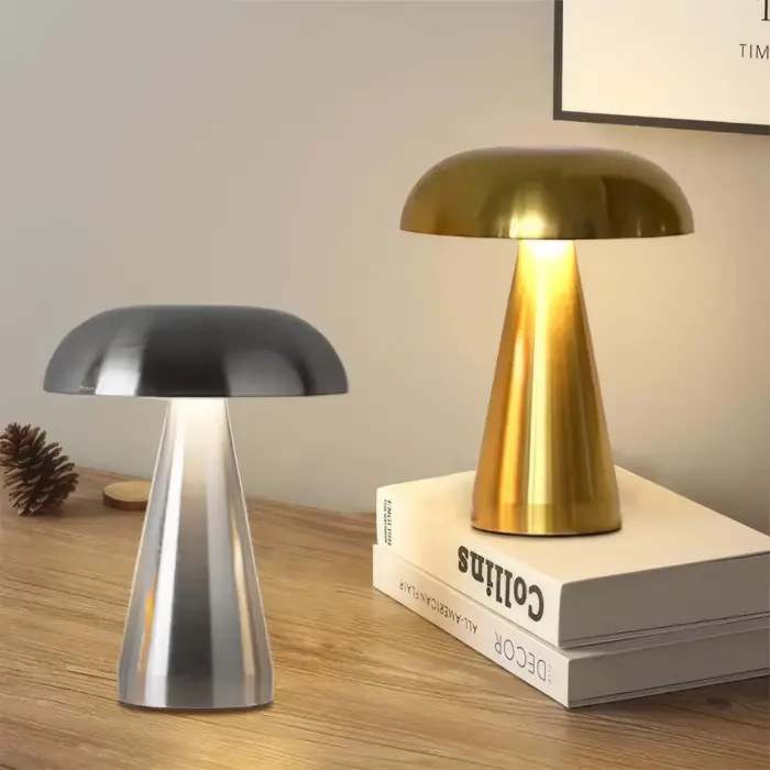 Touch Sensitive Dimmable Mushroom Table Lamp
