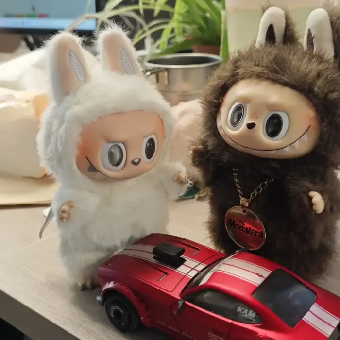 LABUBU The Monsters Zimomo Replica Plush Toy