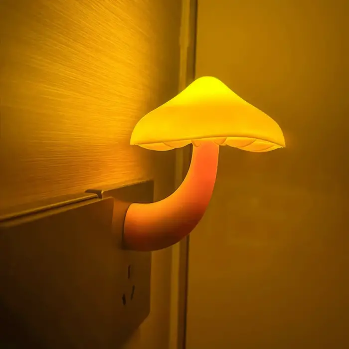 Bent Mushroom Wall Lamp