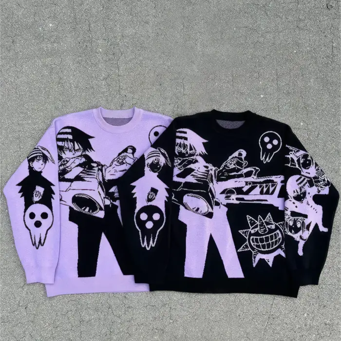 Pastel Goth Harajuku Style Sweater