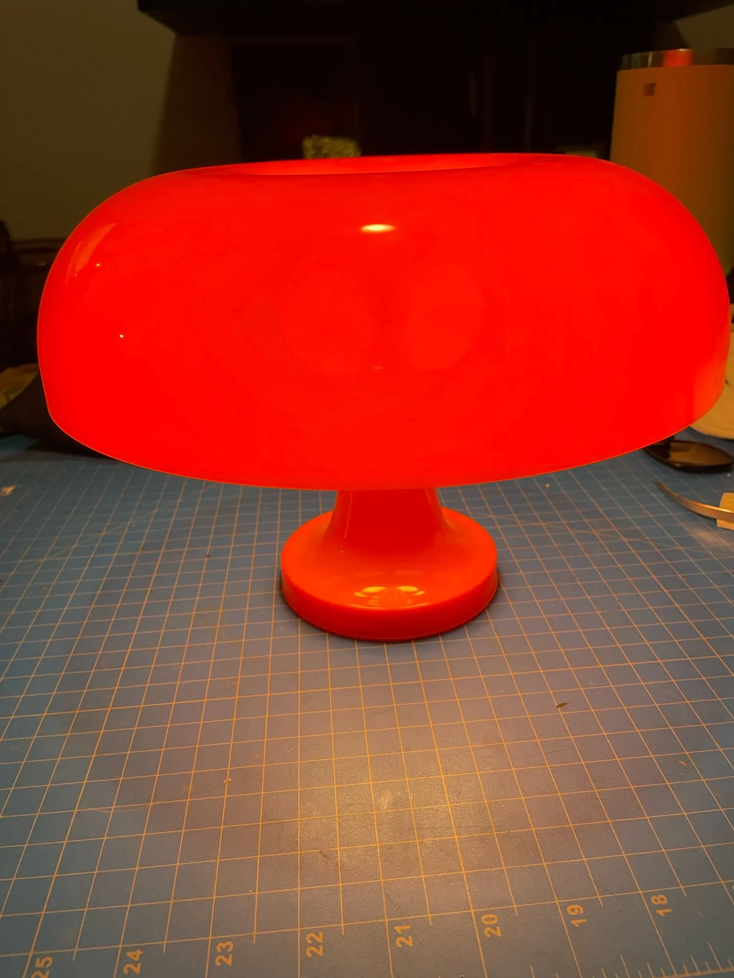 Wide Cap Mushroom Table Lamp photo review
