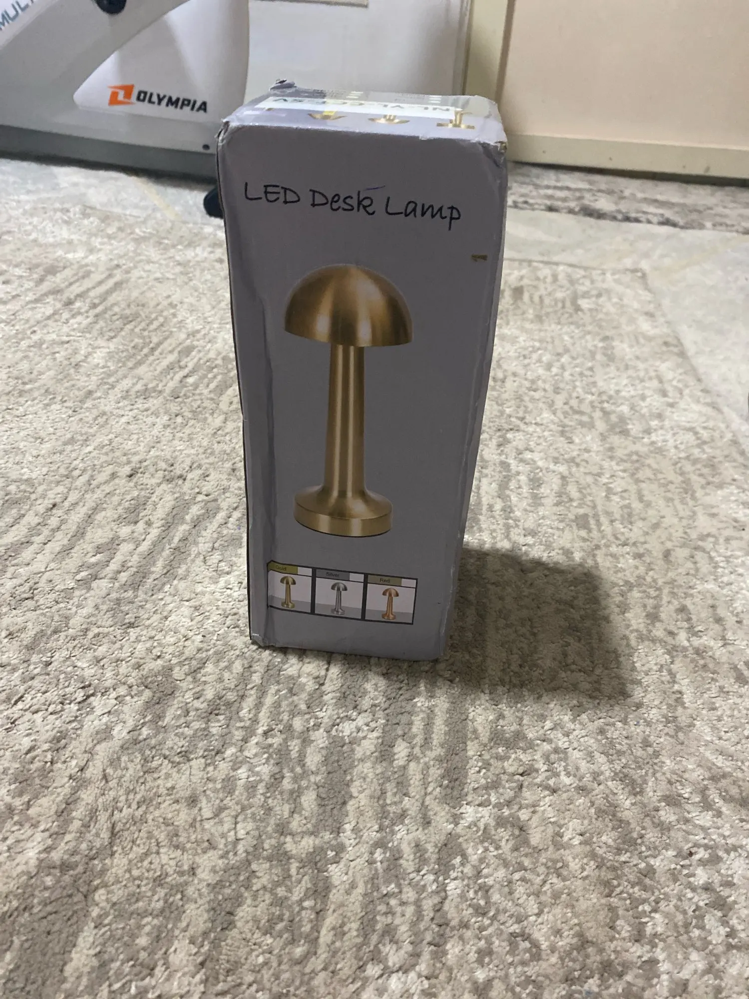 Dumbbell Base Mushroom Table Lamp photo review