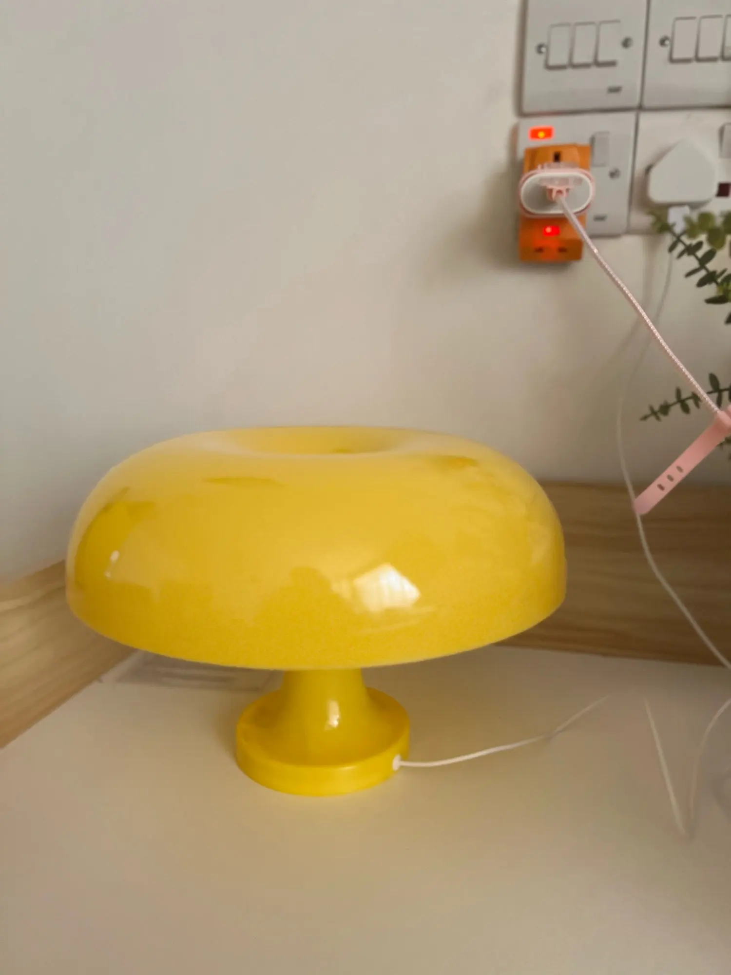 Wide Cap Mushroom Table Lamp photo review