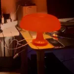 Wide Cap Mushroom Table Lamp photo review