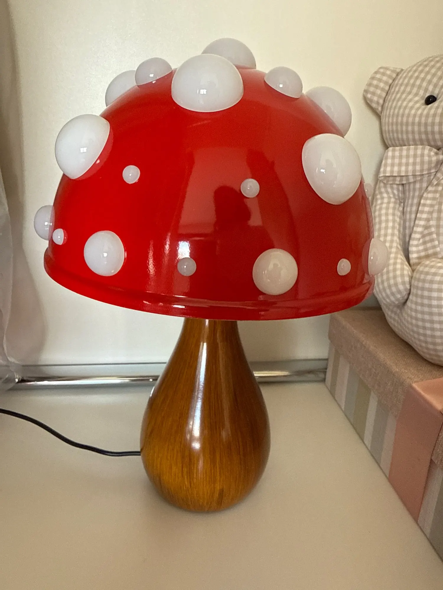 Amanita Mushroom Table Lamp photo review