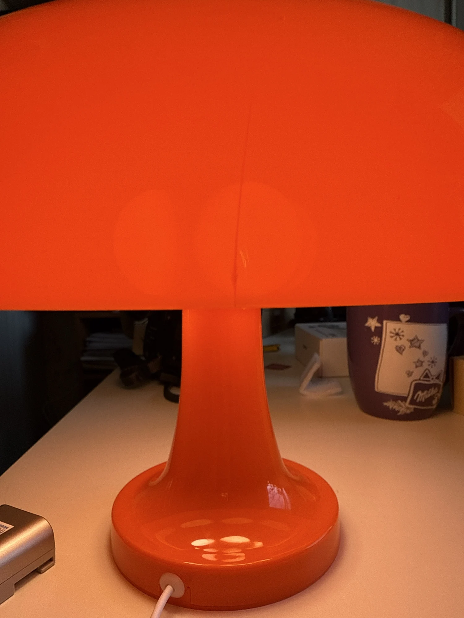 Wide Cap Mushroom Table Lamp photo review