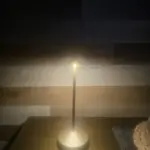 Big Base Small Cap Rechargeable Mushroom Table Lamp photo review